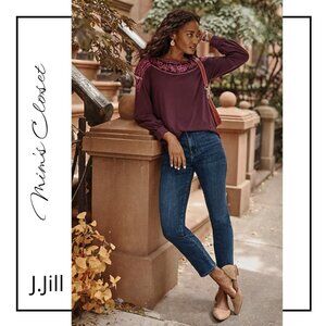 J.JILL DENIM Authentic Fit Slim Leg Jeans - Size 14